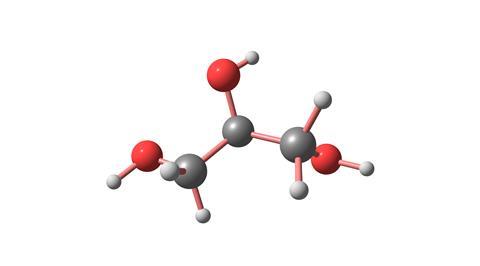 Glycerol molecule 