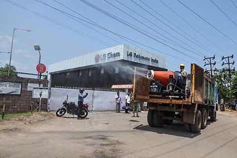 LG Polymers plant in Visakhapatnam