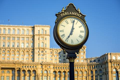 Palace of the Parliament in Bucharest, Romania