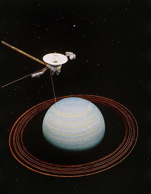 Voyager 2 nearing Uranus