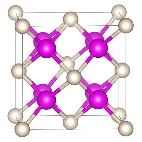 Crystal structure of Na2He at 300 GPa - Main