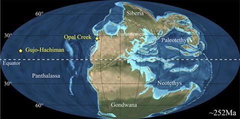 Paleogeography for the end-Permian world