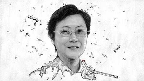 An illustrated portrait of Vivian Yam 