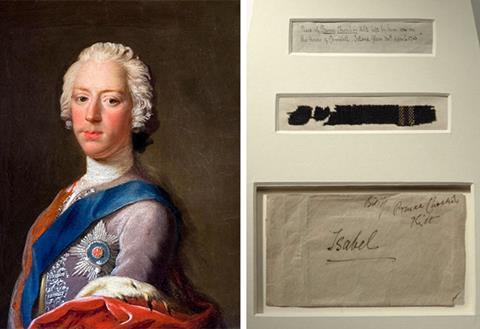 Bonnie Prince Charlie and tartan