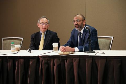 An image showing Steven Chu and Sudip Parikh