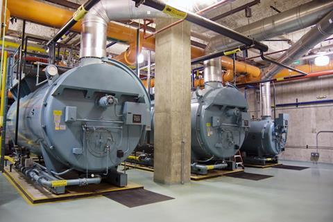 An image showing industrial boilers 