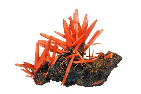 Crocoite from Adelaide Mine, Dundas, Tasmania, Australia 