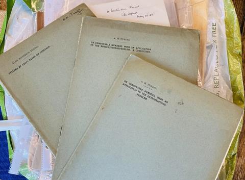 Turing papers