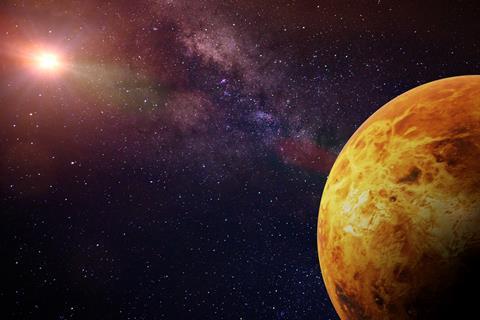 An illustration of the planet Venus
