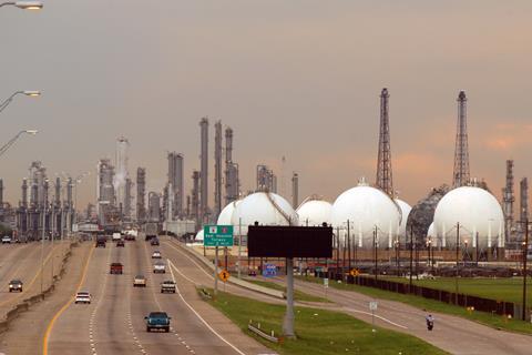 An image showing a view of Deer Park Shell refinery outside Houston, Texas