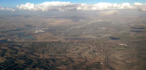 Livermore, California, from the air