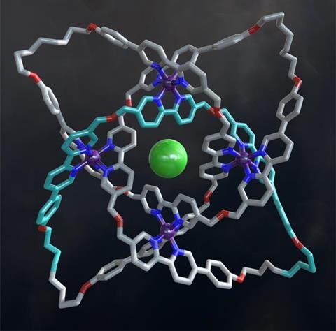 X-ray crystal structure of a molecular knot with eight crossings