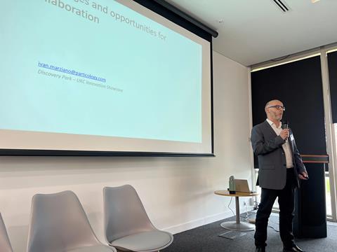 Man giving presentation