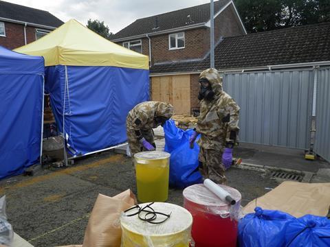 An image showing sorting waste that's bee removed from a house