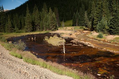 An image showing the Gold king mine disaster 