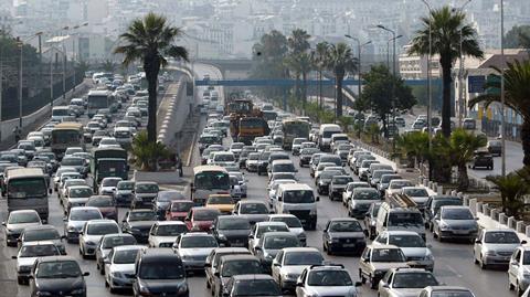 An image showing traffic in Algeria
