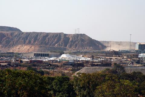 Nchanga copper mine near Chingola, Zambia