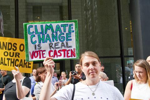 Vote Sean Casten sign
