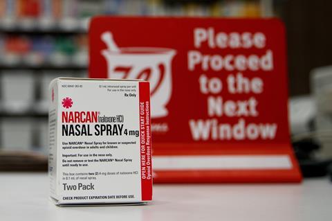 A picture of the Narcan spray