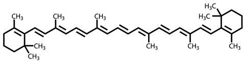 Beta carotene structure