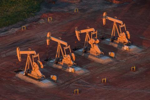 An image showing pumpjacks