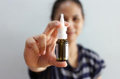 Medicated nasal spray