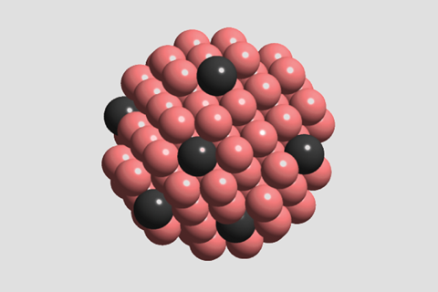 An image showing a Cu–Pd Single-Atom Alloy Catalyst