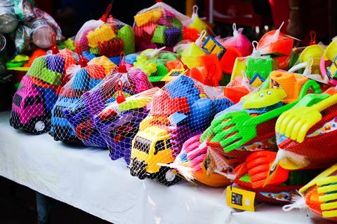 An image showing colourful plastic toys