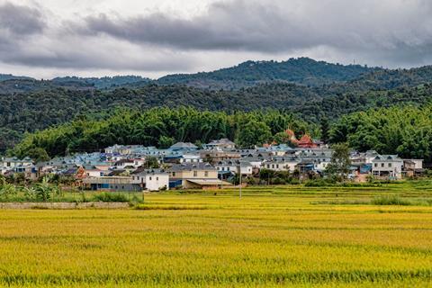 Rural region of southern China