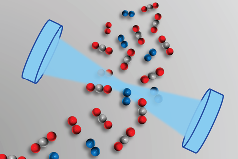 An illustration of super precise gas sensing