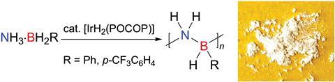 Boron–nitrogen main chain analogues of polystyrene