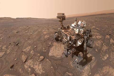 Curiosity Mars Rover Selfie