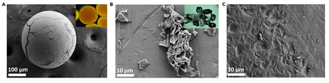 An image showing the monitoring of the surface evolution of MPS by catalytic oxidation