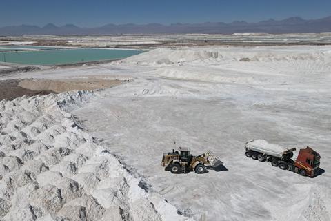 Lithium mining in Chile
