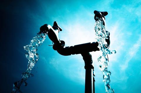 An image showing a dramatic water tap