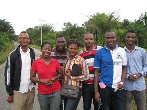 An image showing Eucharia Nwaichi and her team