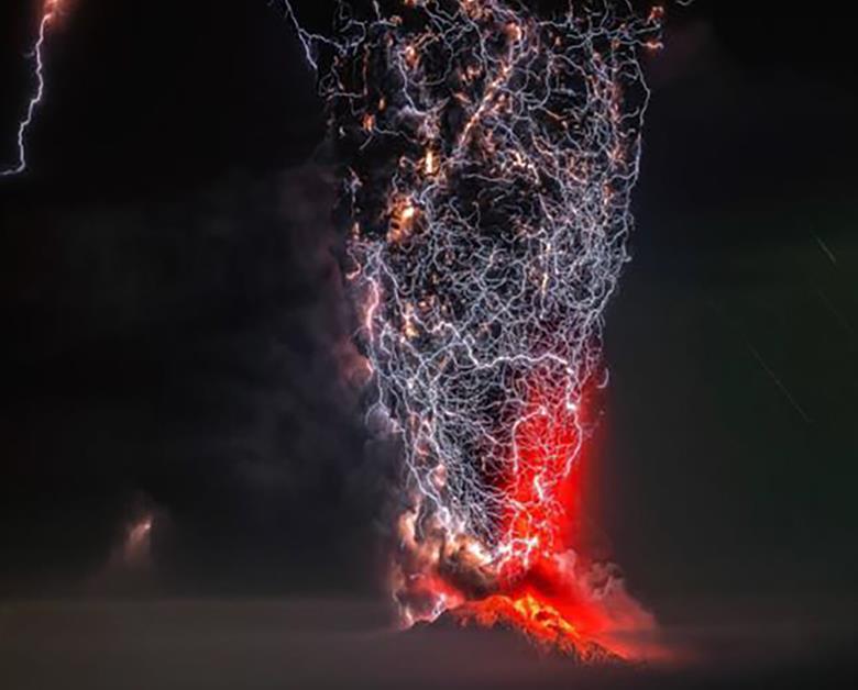 Violent volcanic lightning created the nitrogen compounds essential for ...