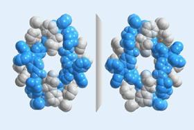 Amino acids weave organic molecules into chiral knots