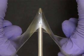 Glassy gel superpolymer is sticky and can self-heal but is also hard yet stretchy