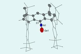 Bottleable group 14 isonitrile a synthetic first